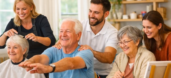 Atsipalaidavę žmonės